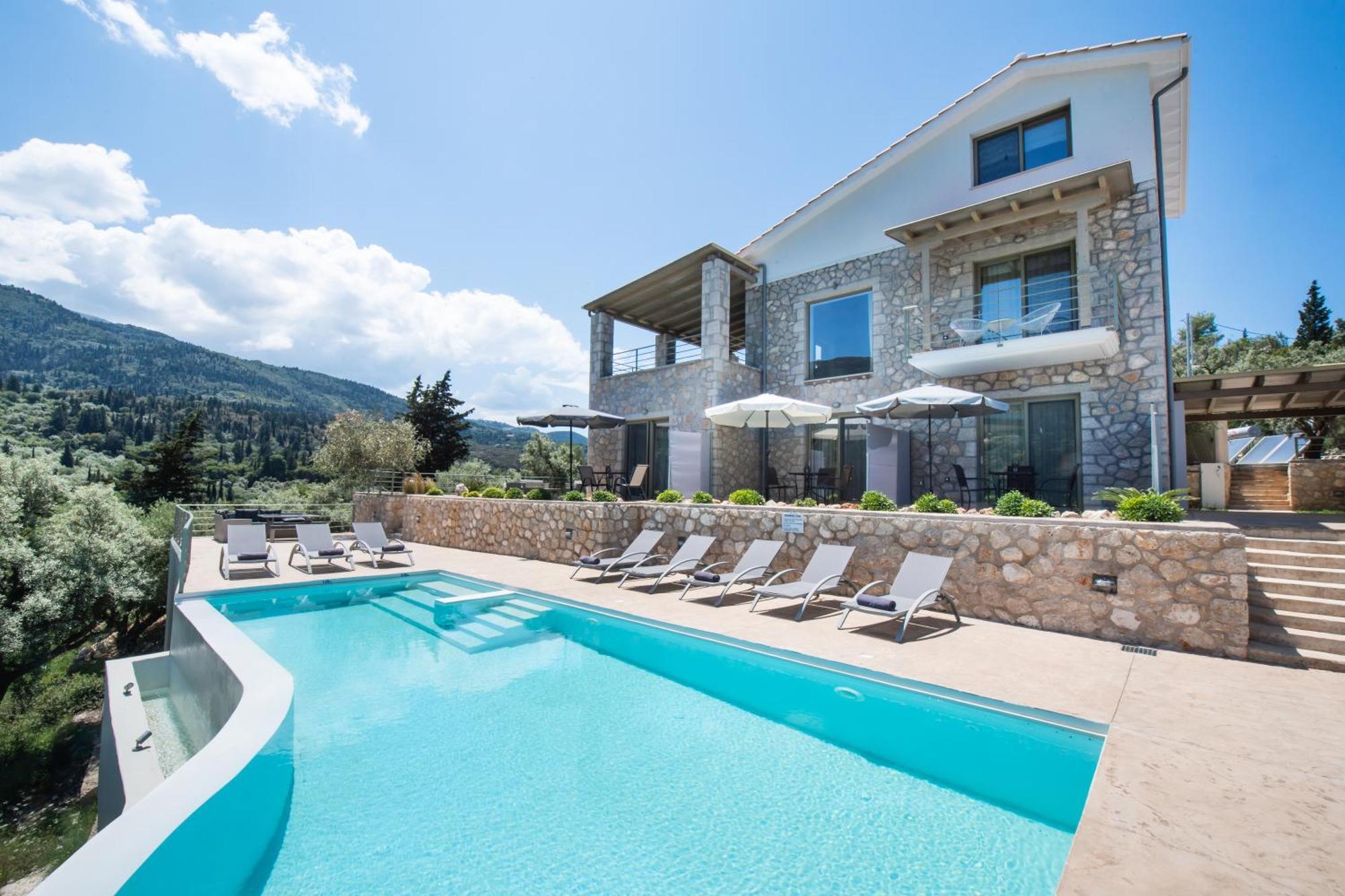 Mylos Mountain Villas- Villa Giorgio Áyios Nikítas Exteriör bild