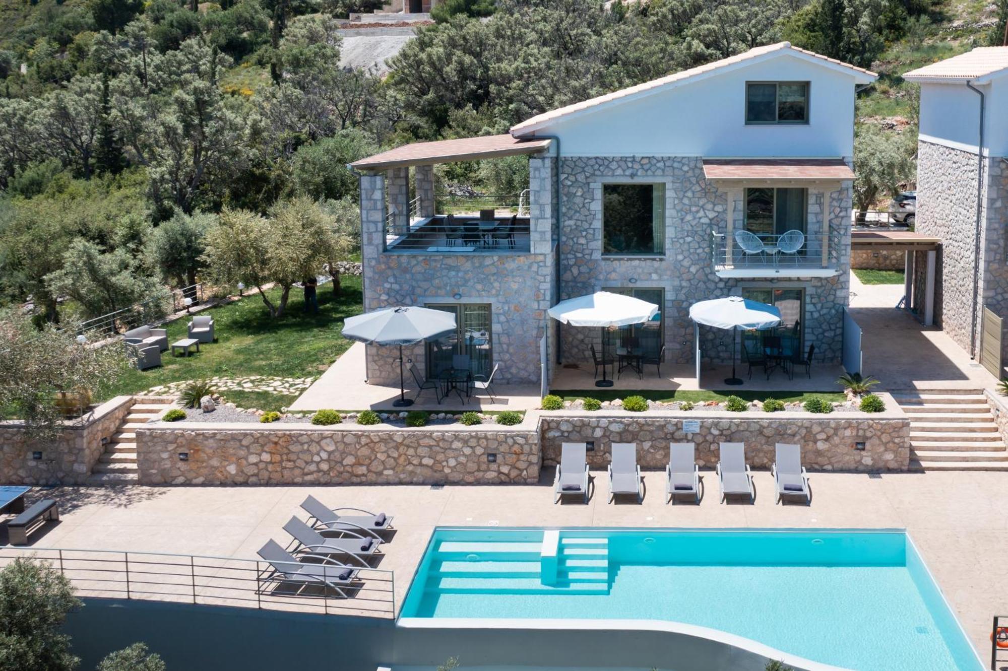 Mylos Mountain Villas- Villa Giorgio Áyios Nikítas Exteriör bild
